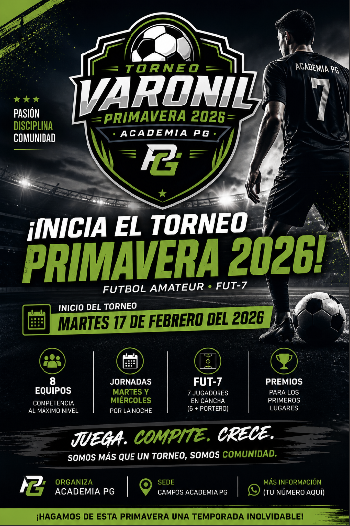 ¡Damos inicio al torneo este martes!